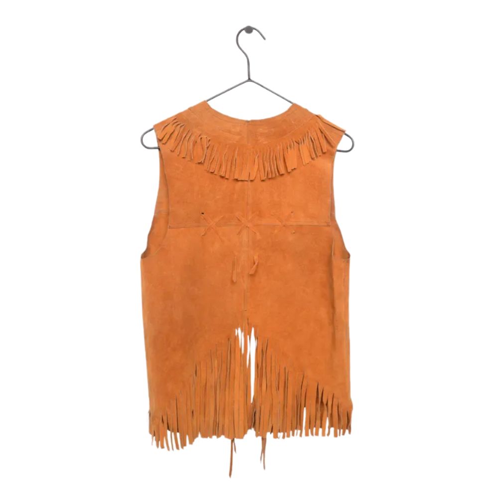 1970s Fringe Suede Vest
