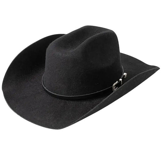 Black Felt Western Hat
