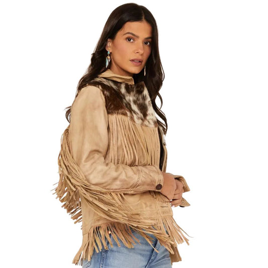 Cowhide Frontier Fringe Jacket