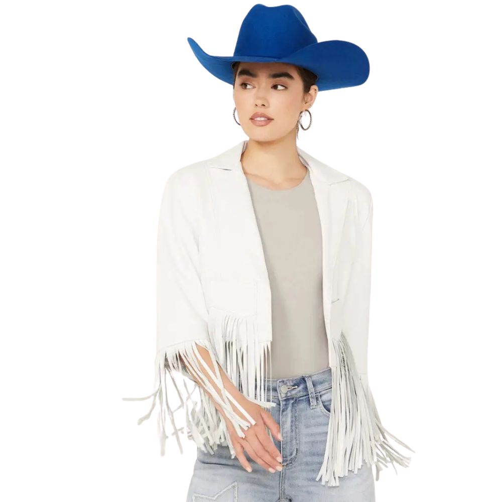 Cripple Creek Women’s Cropped Fringe Jacket