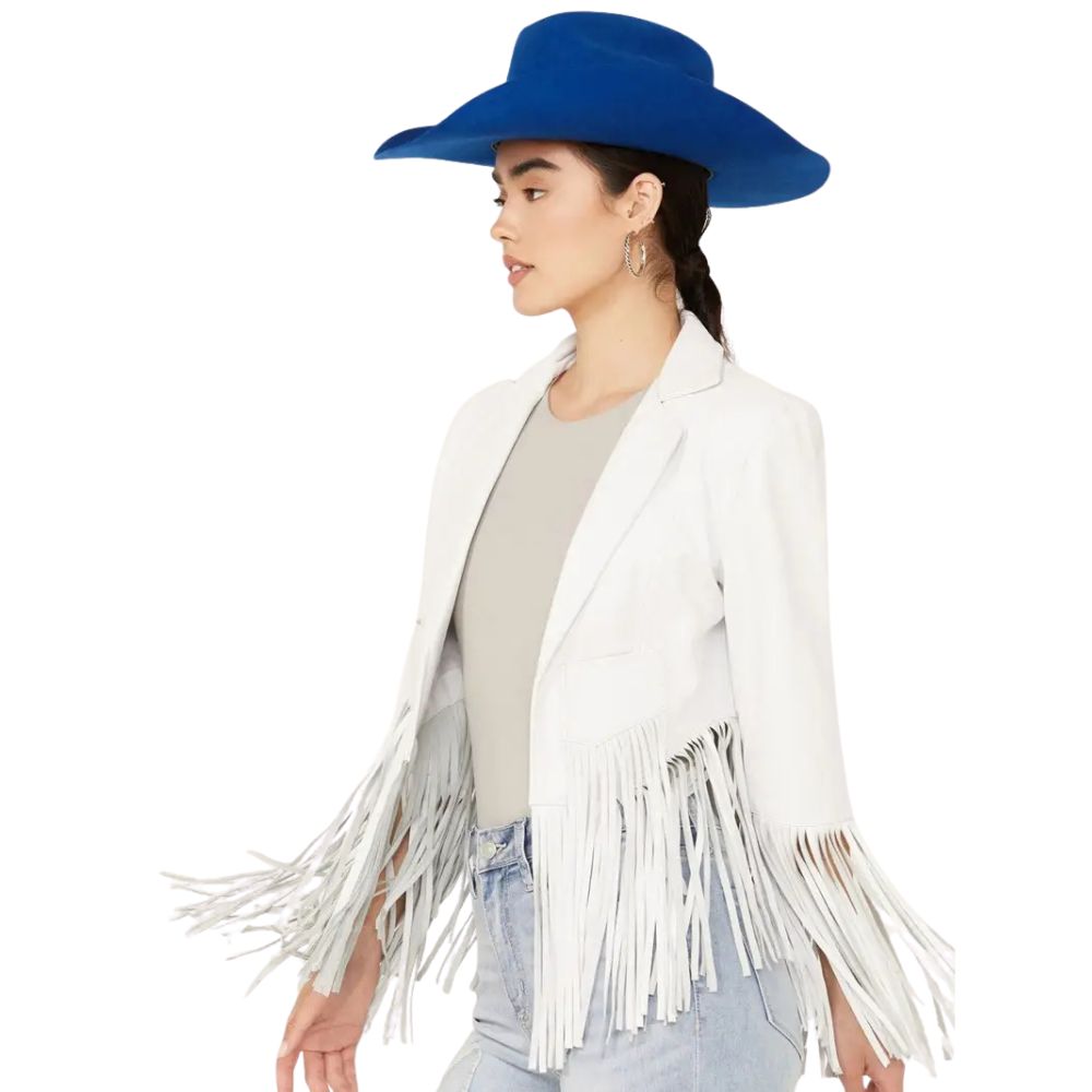 Cripple Creek Women’s Cropped Fringe Jacket