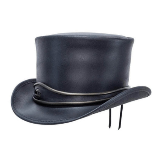 Illuminati Hat Evil Eye Hat Illuminati Top Hat shown from the front, highlighting the crown and brim shape
