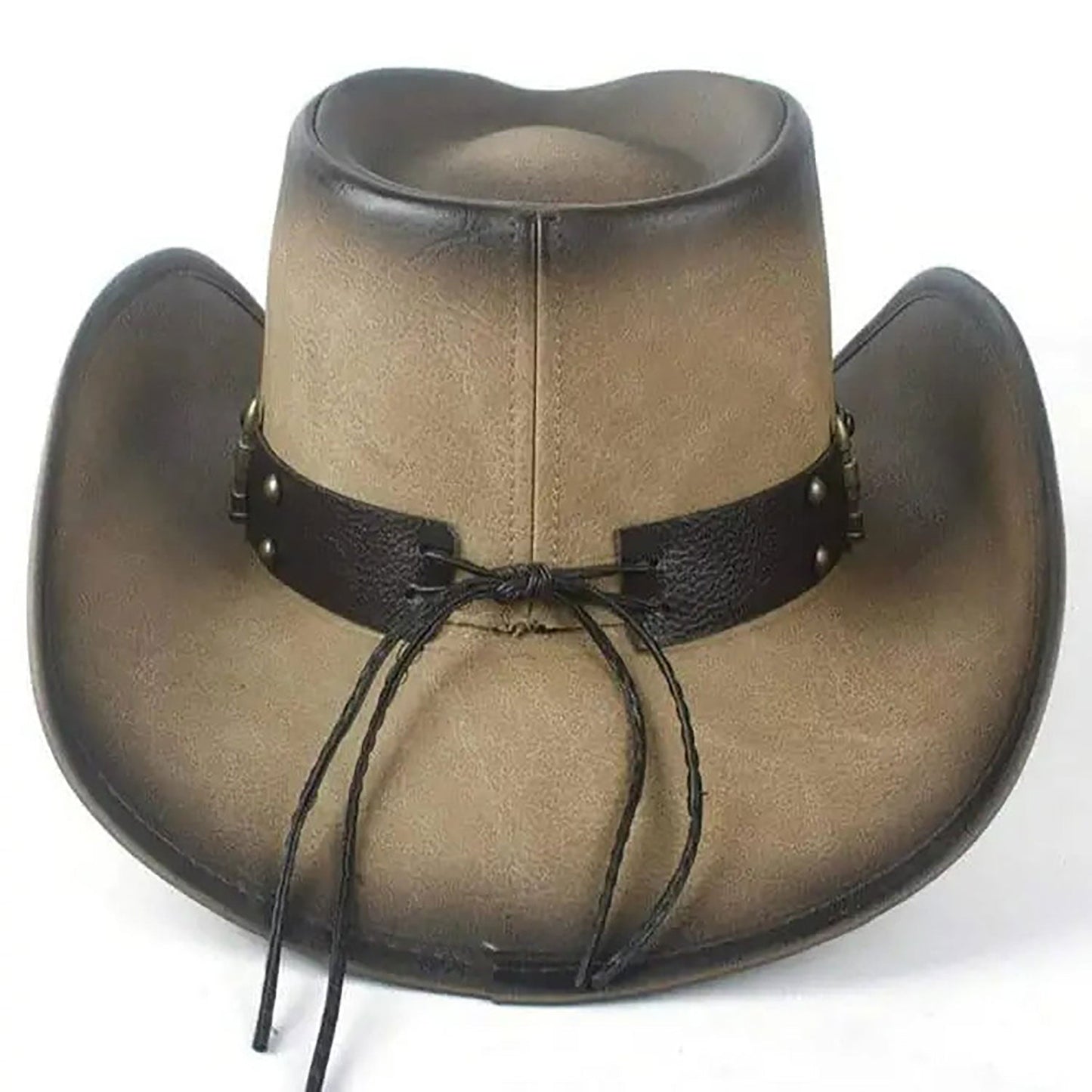 Leather Cowboy Hat for Men