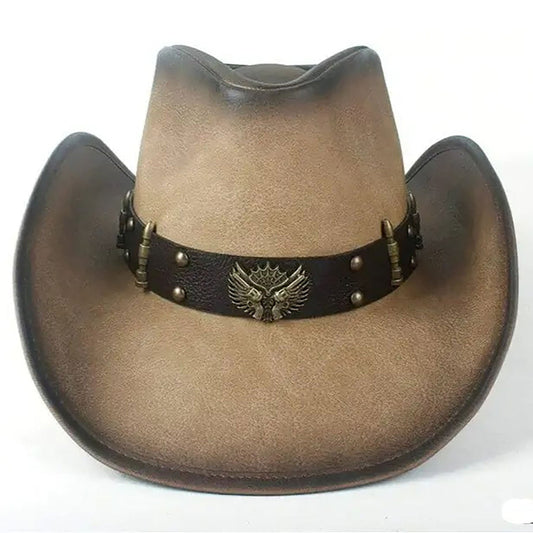 Leather Cowboy Hat for Men