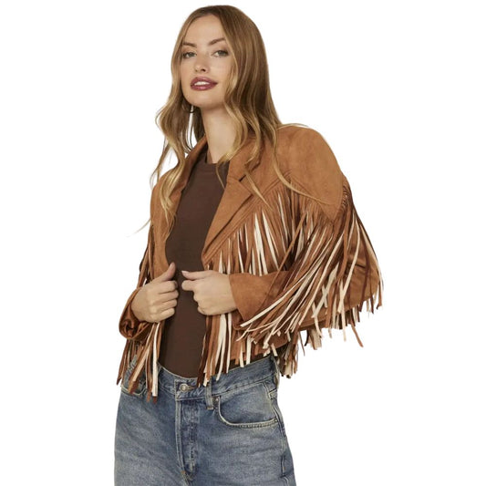 Saints & Hearts Women’s Fringe Jacket