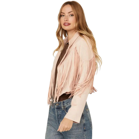 Saints & Hearts Women’s Fringe Jacket