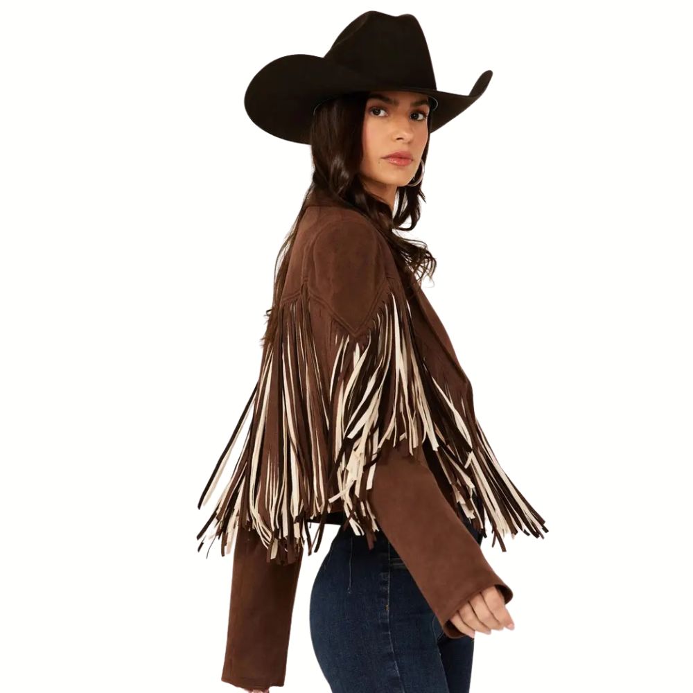 Saints & Hearts Women’s Fringe Jacket
