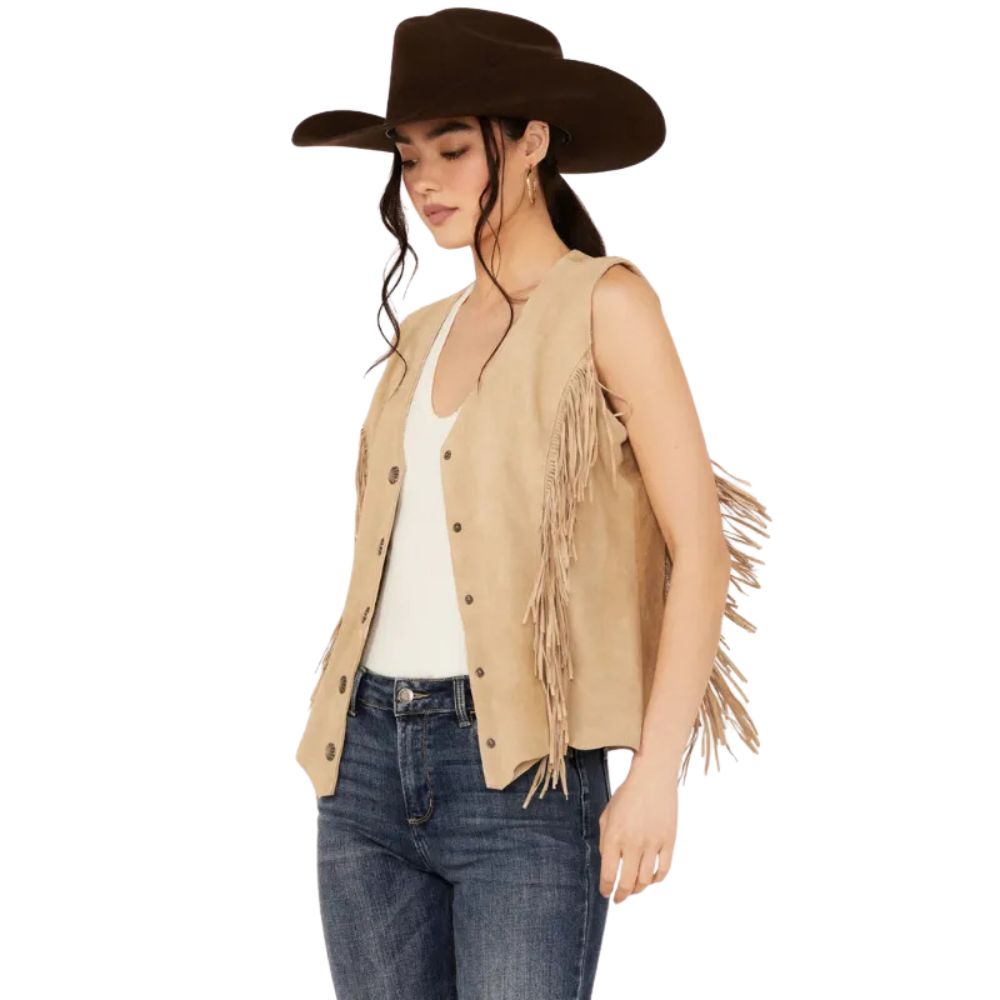 Scully Women’s Fringe Suede Vest