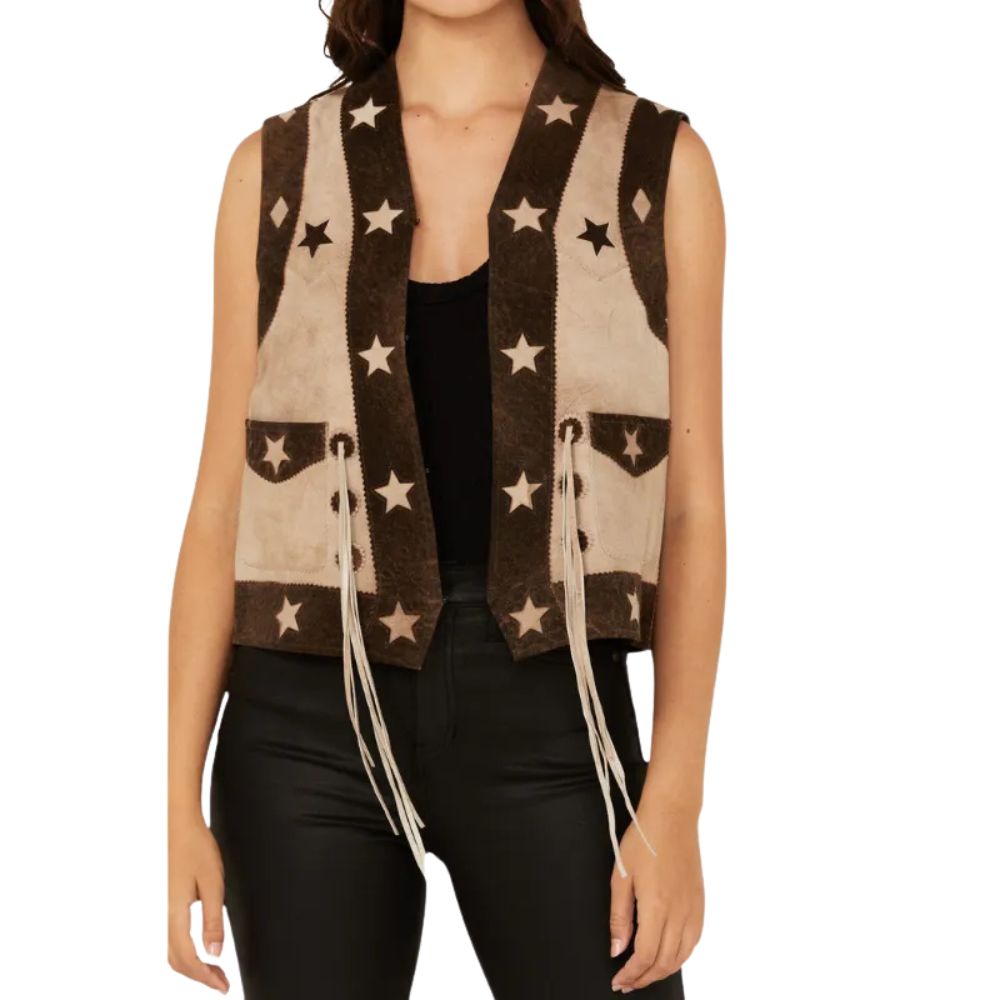 Scully Women’s Star Leather Vest
