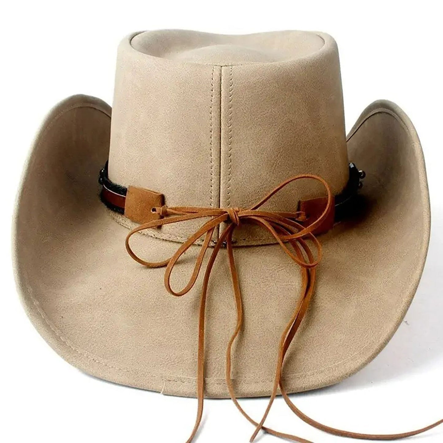 Texas Cowboy Leather Hat