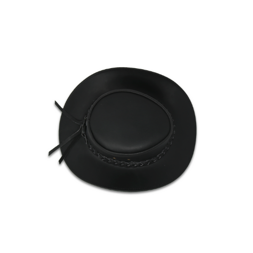 Black Western Hat front view