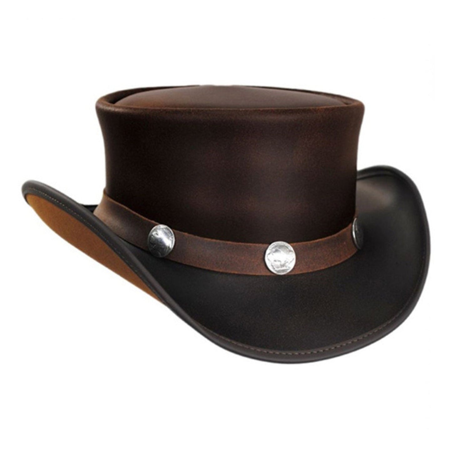 Dark Brown Hat front view