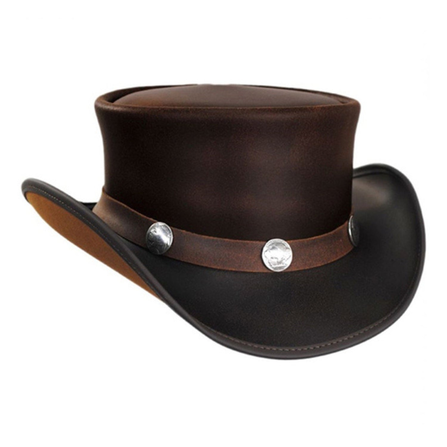 Dark Brown Hat front view
