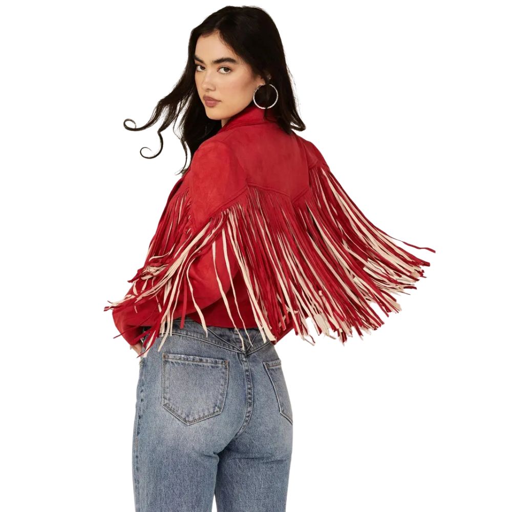 Saints & Hearts Women’s Fringe Jacket