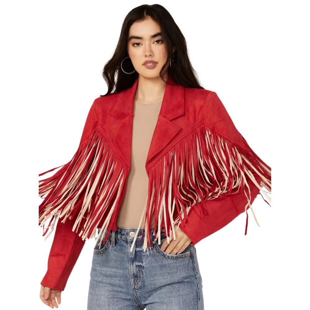 Saints & Hearts Women’s Fringe Jacket