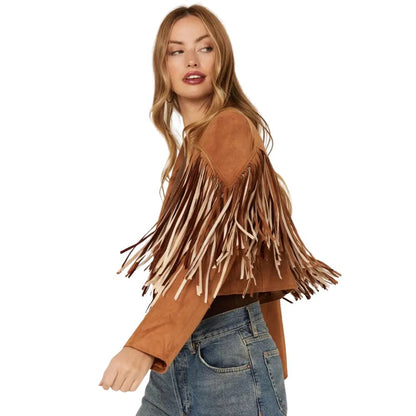 Saints & Hearts Women’s Fringe Jacket
