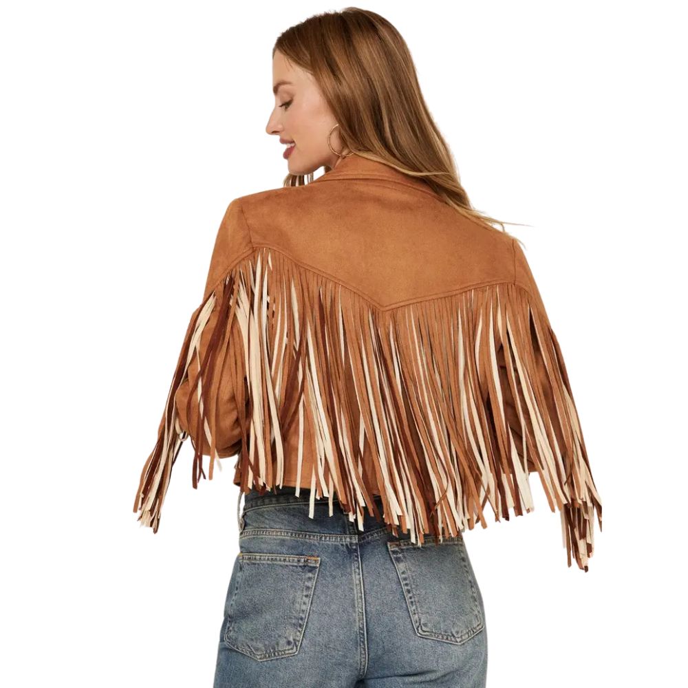 Saints & Hearts Women’s Fringe Jacket
