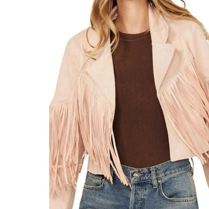 Saints & Hearts Women’s Fringe Jacket