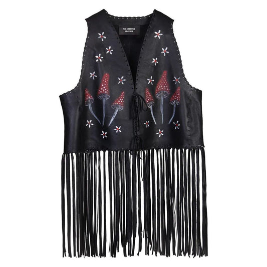 Vintage Genuine Ladies Leather Vest