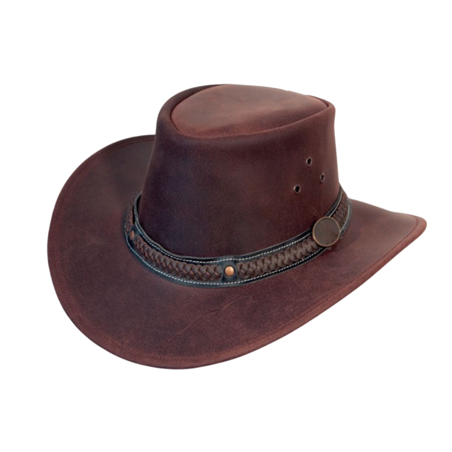 Australian Women'S Leather Cowboy Hat Wilsons front view