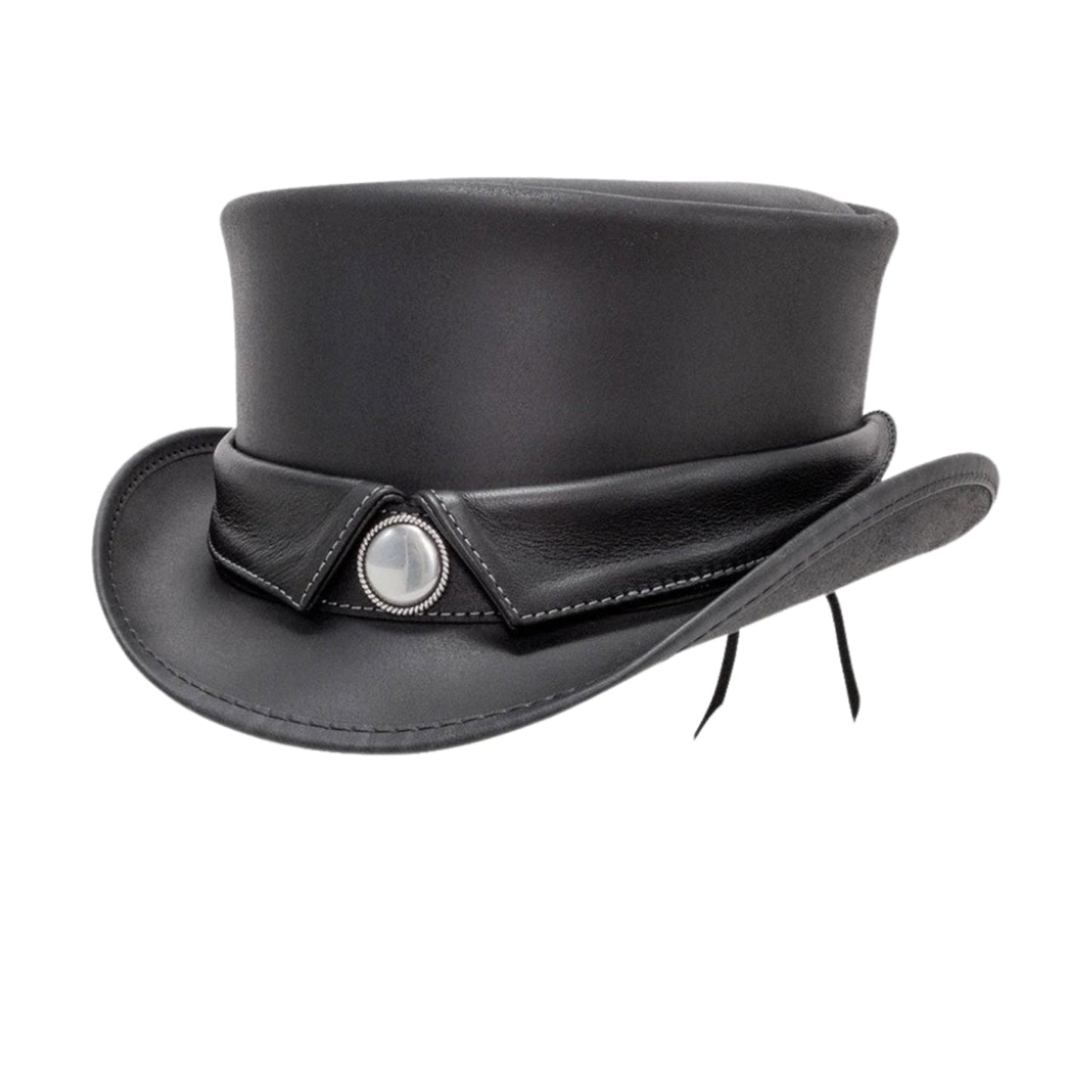 The Marlow Collar Band Top Hat front view