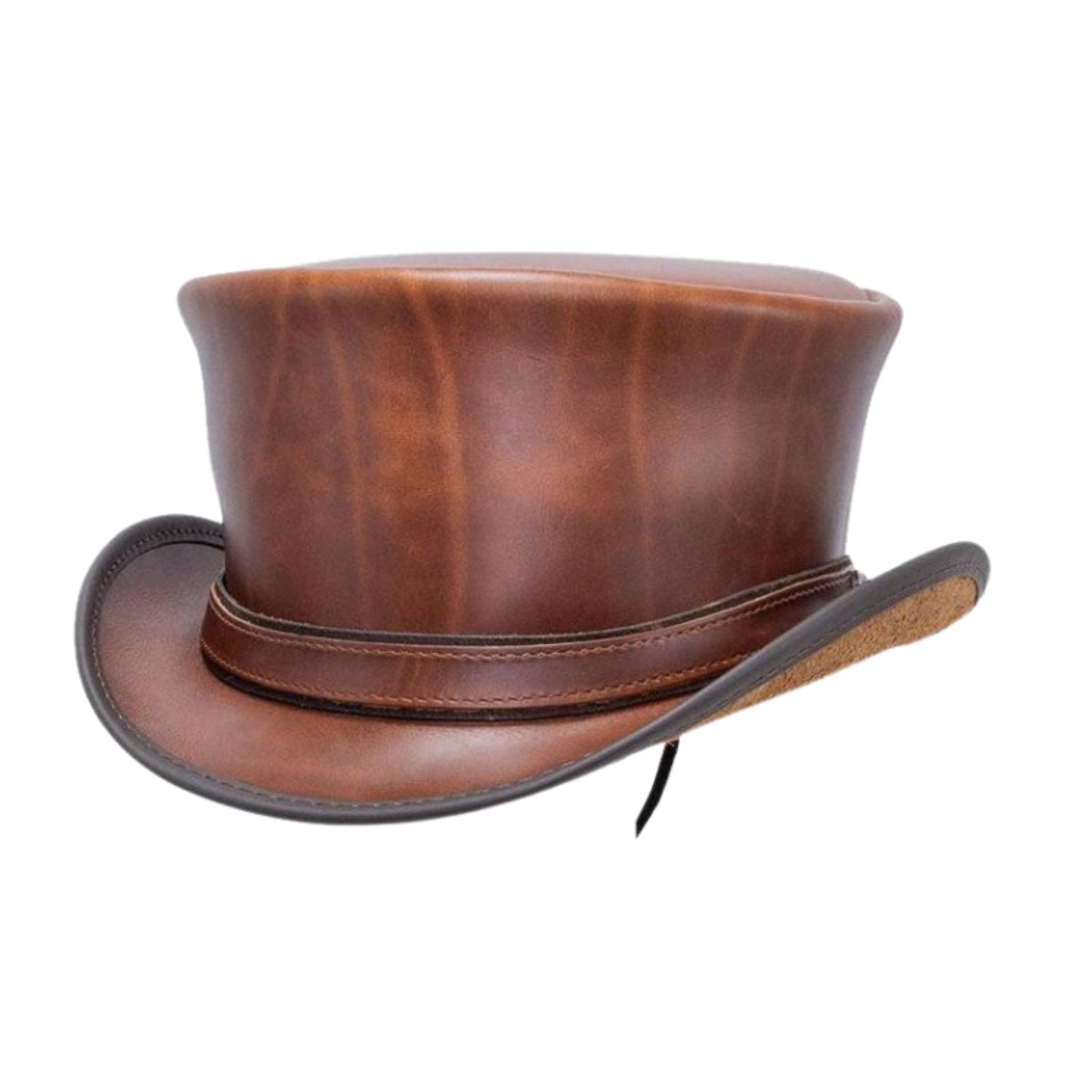 The El Dorado Buffalo Nickel Top Hat Brown front view