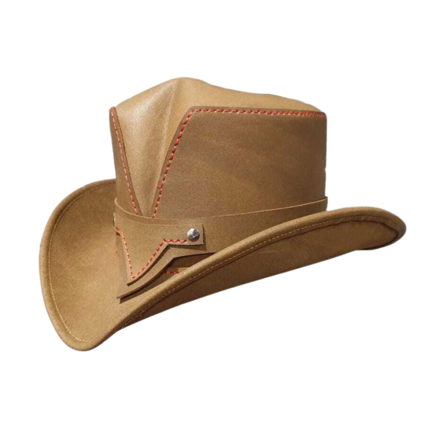 The Horned Rambler Top Hat front view