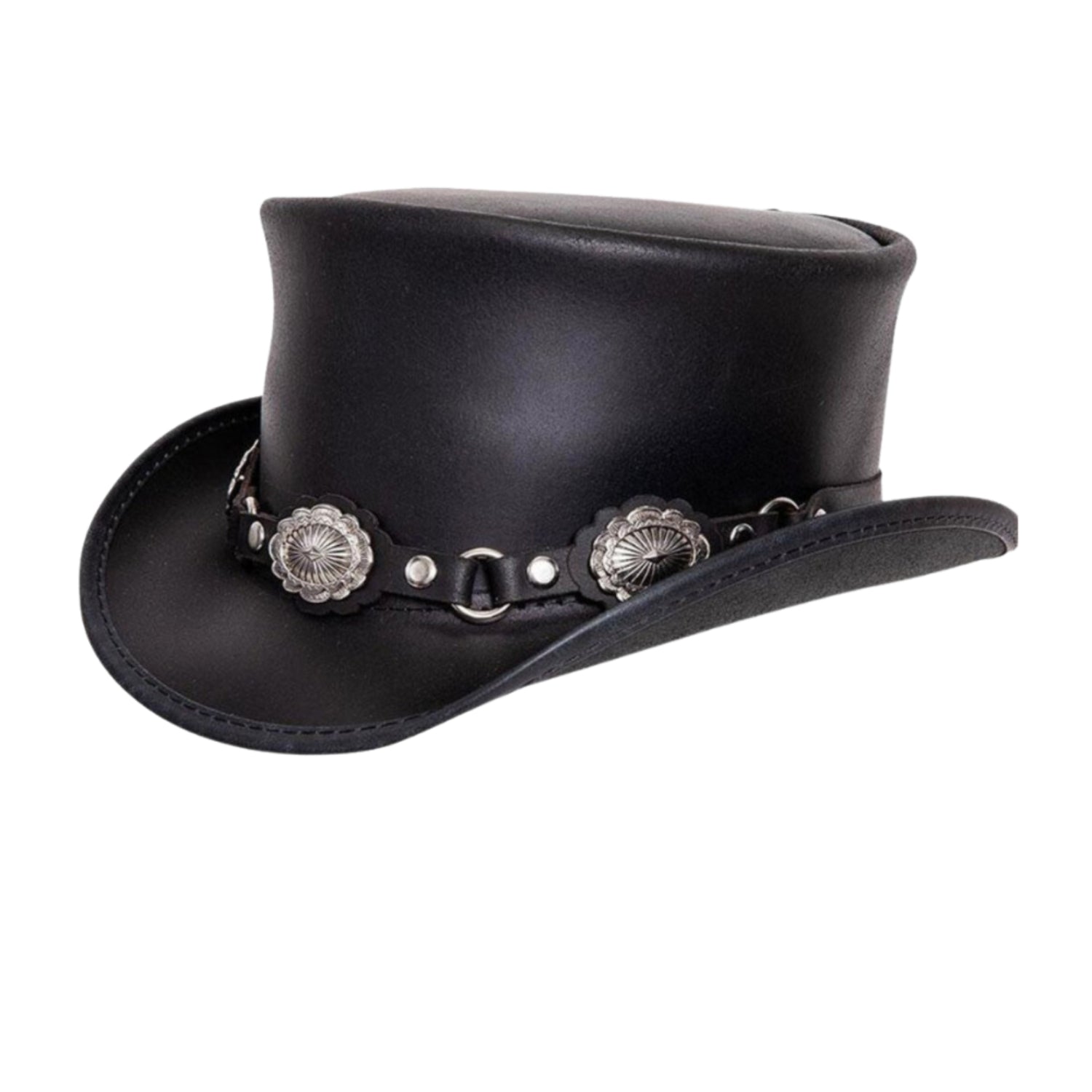 Slash Guitar Superstar Buffalo Black Leather Top Hat back view