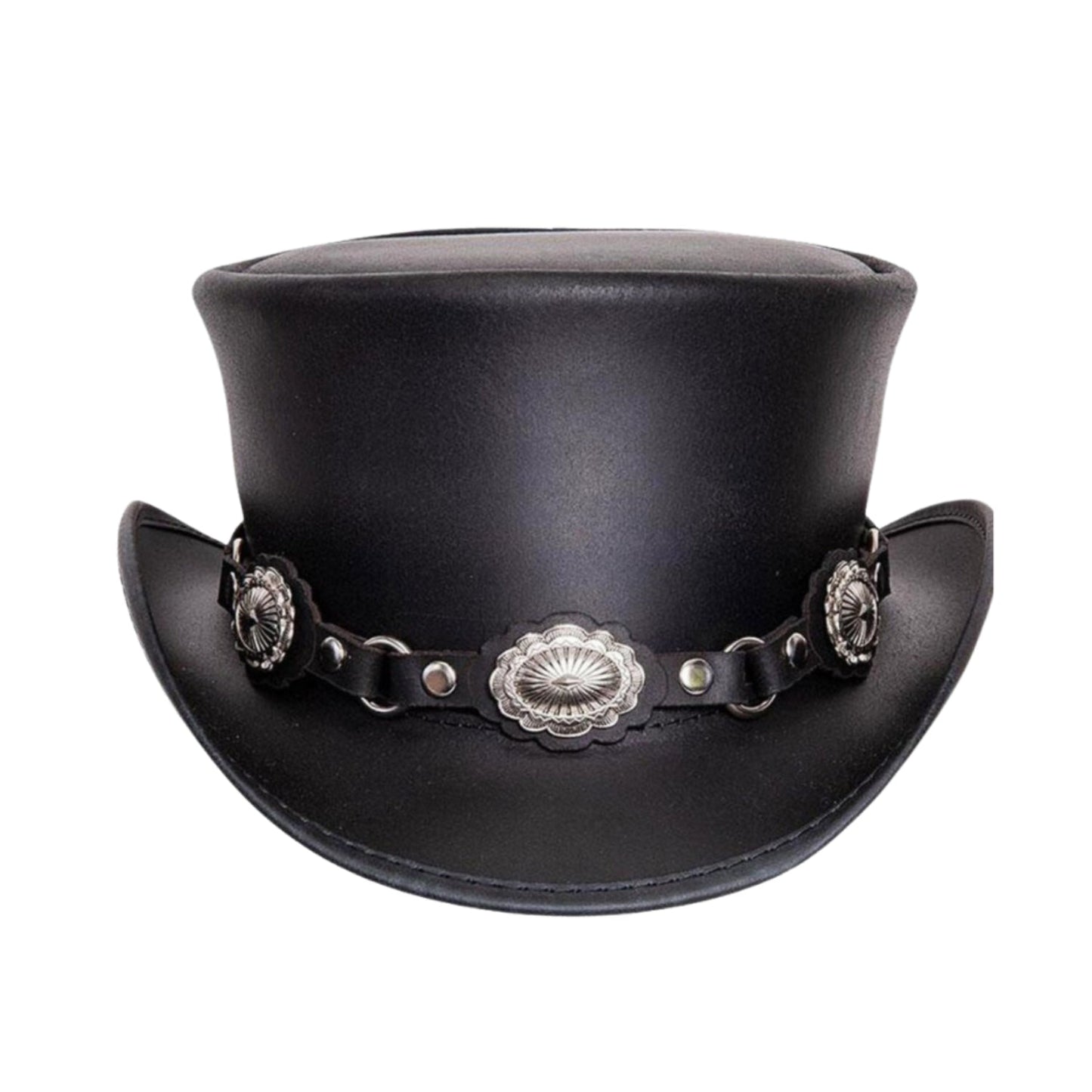 Slash Guitar Superstar Buffalo Black Leather Top Hat front view