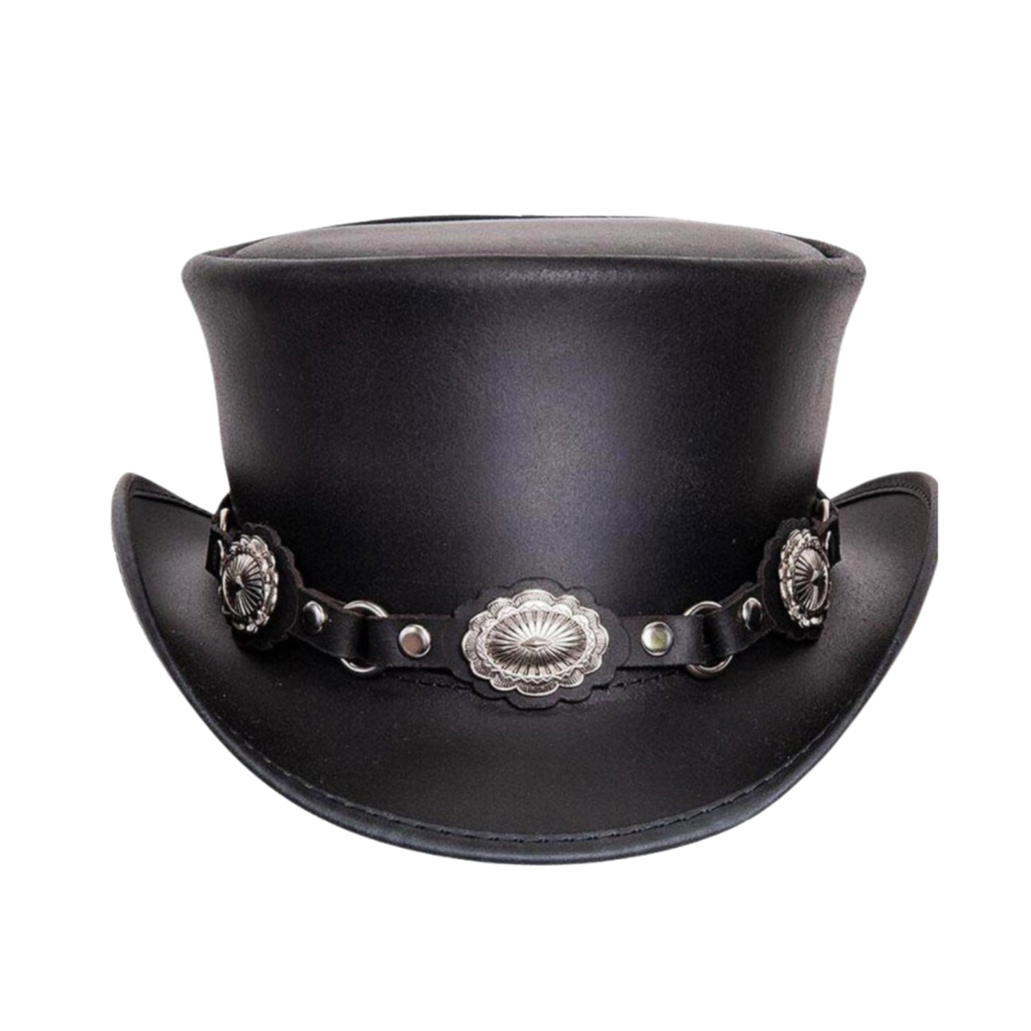 Slash Guitar Superstar Buffalo Black Leather Top Hat front view