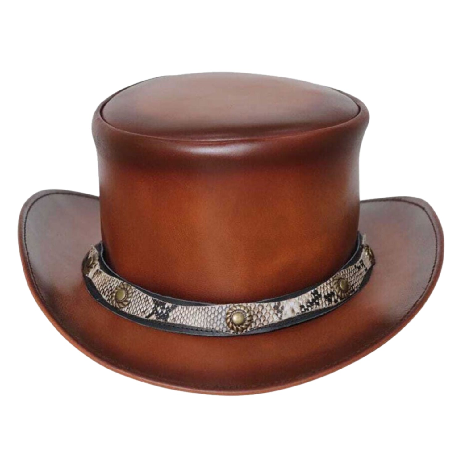 El Dorado Top Hat Snack Band Steampunk Hatter side view