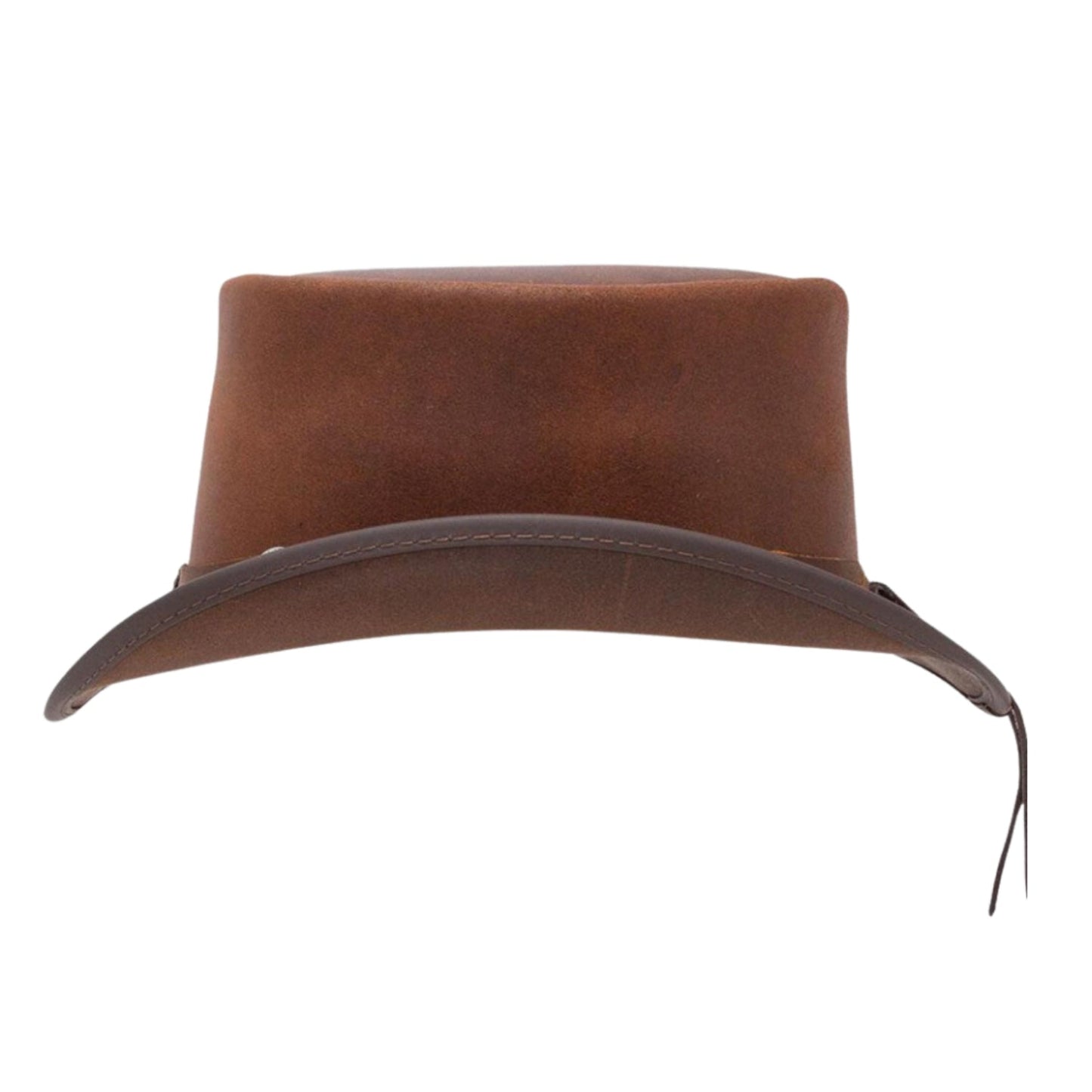 Marlow Plain Top Hat Nickle Band back view
