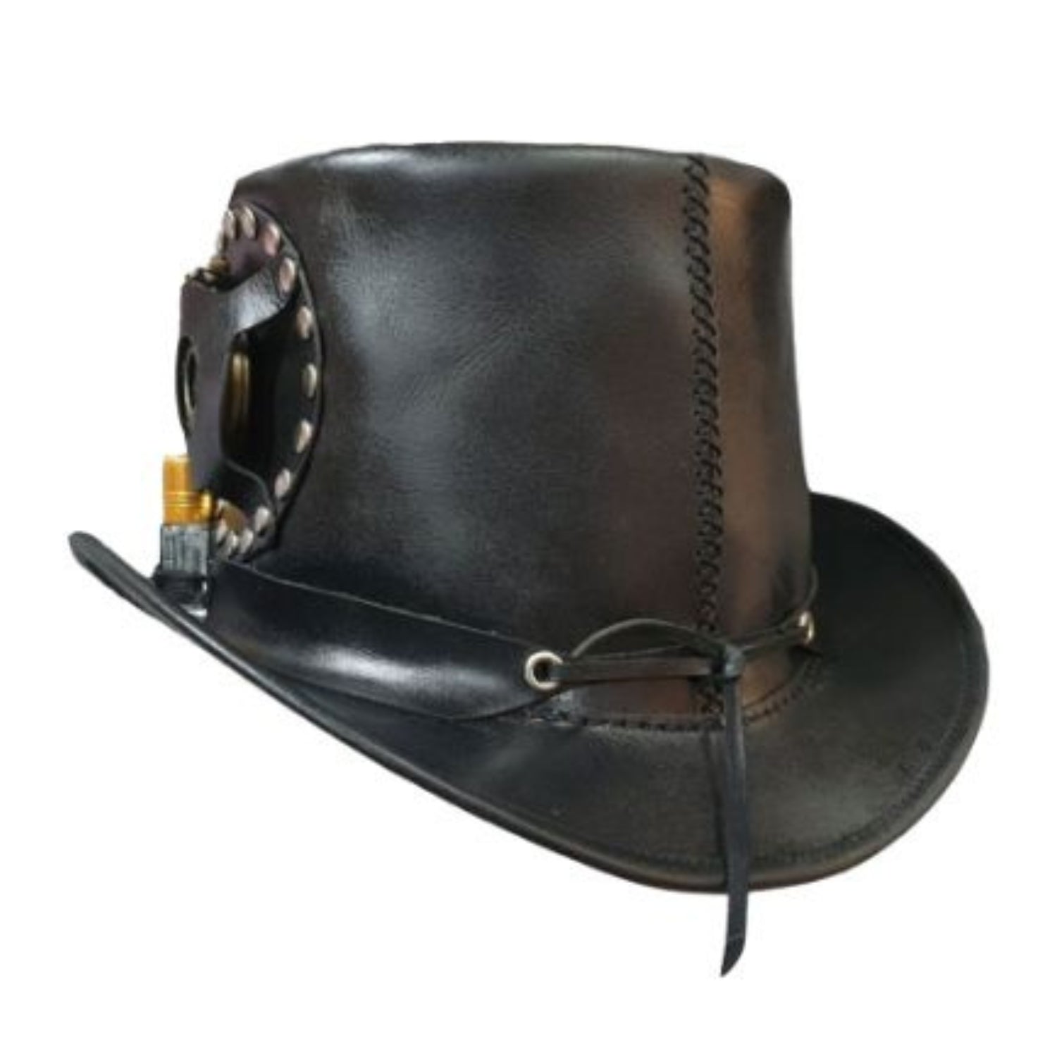Steampunk Mad Hatter Hat with Time Port back view