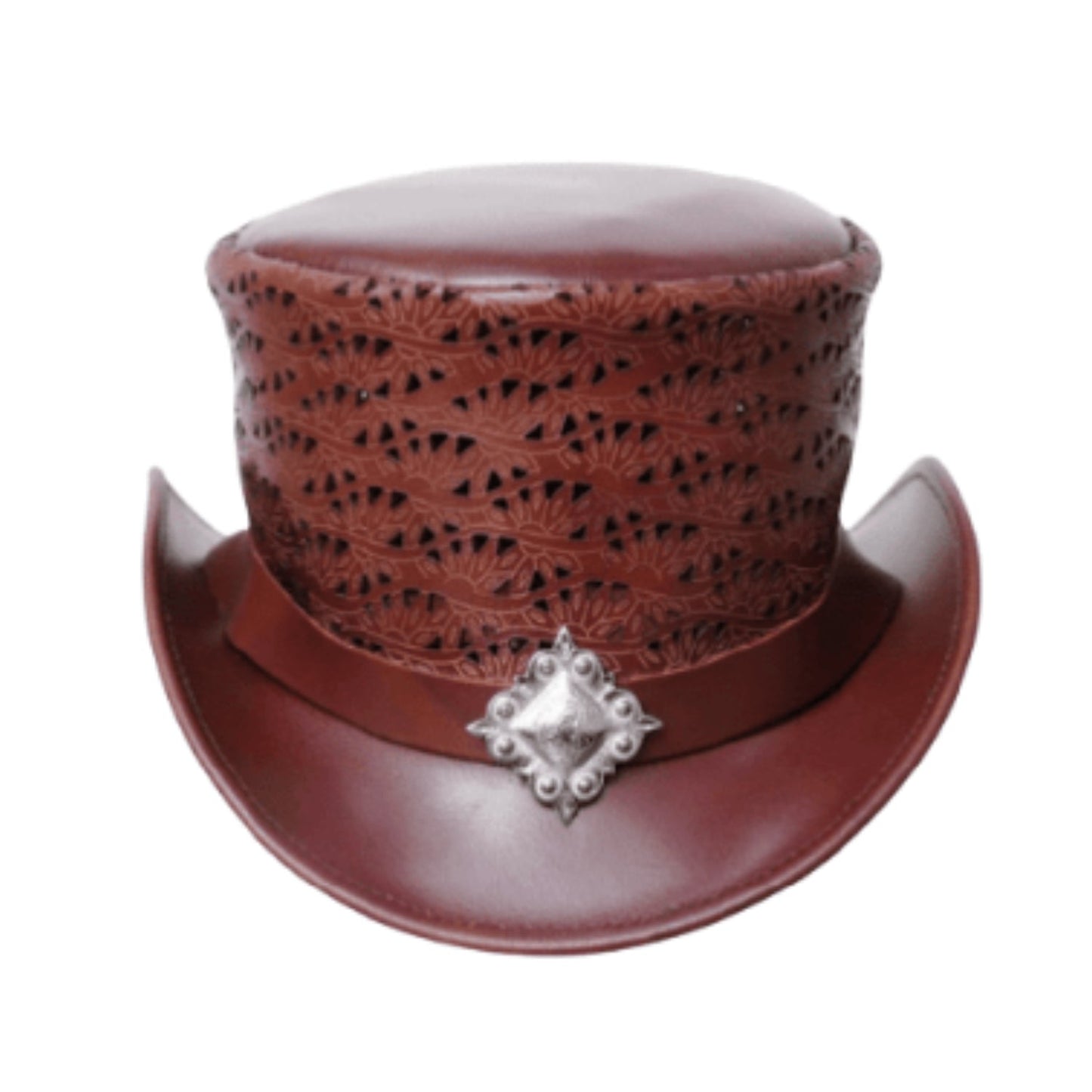 Steampunk Ladies Top Hat side view