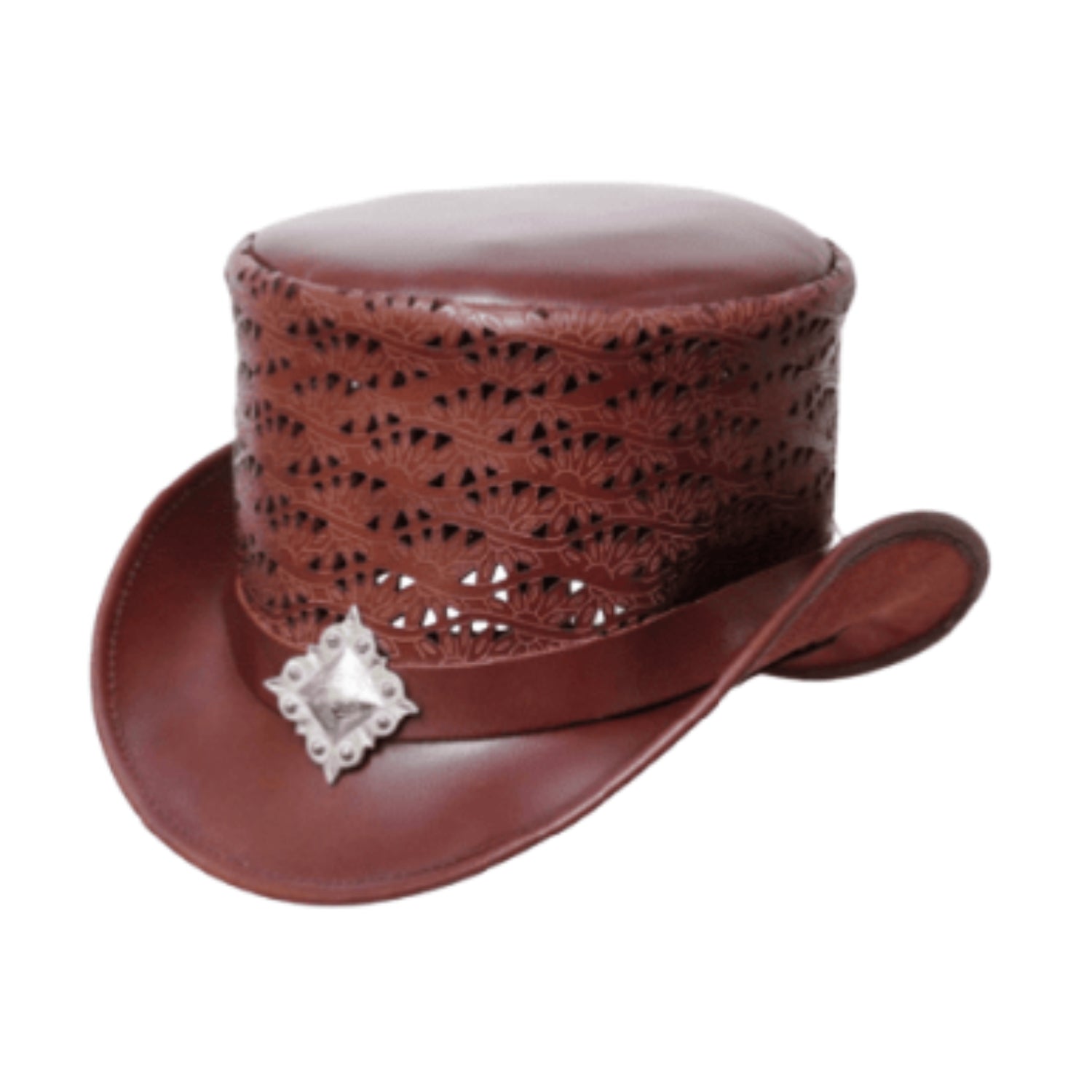 Steampunk Ladies Top Hat front view
