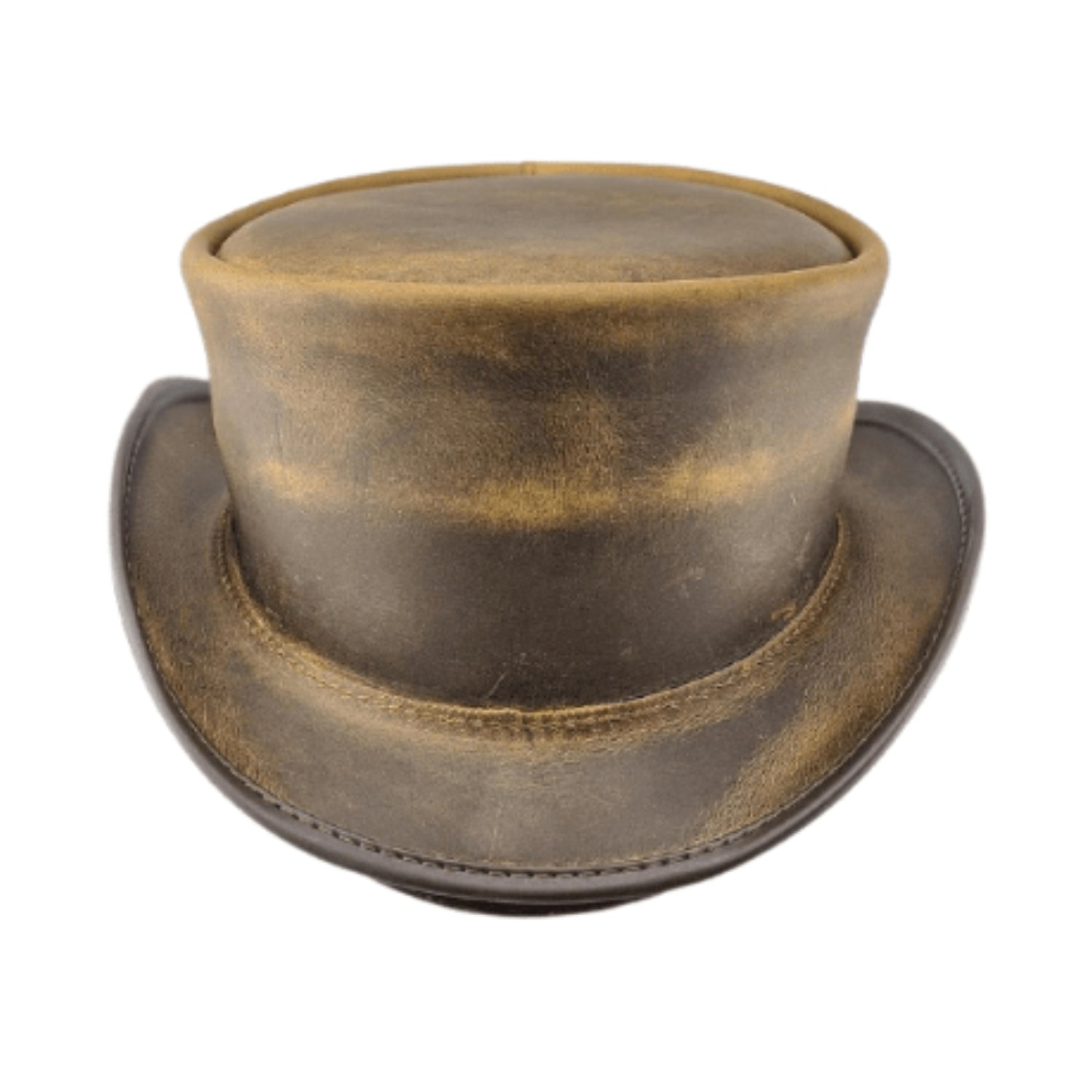 Plain Brown Hat side view