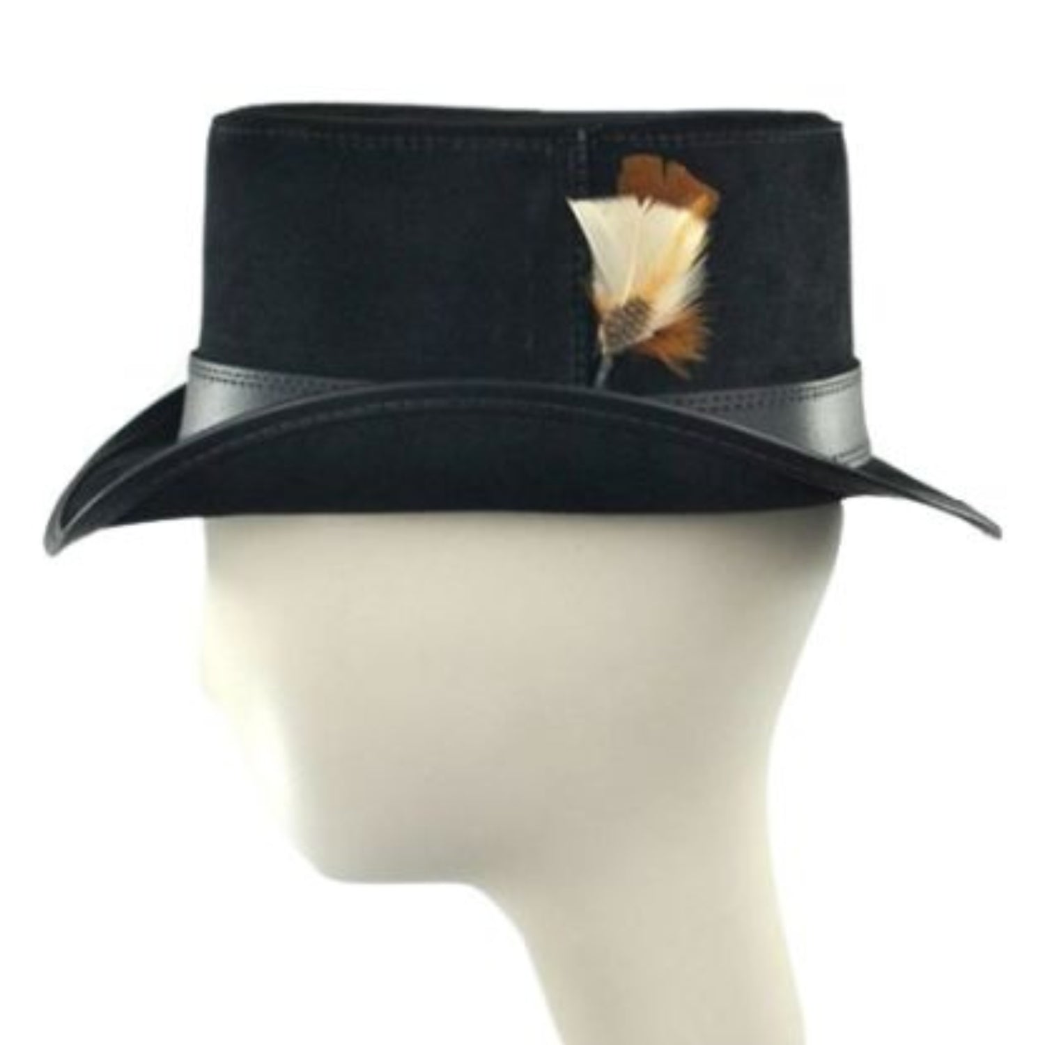 Mens Gothic Top Hat back view