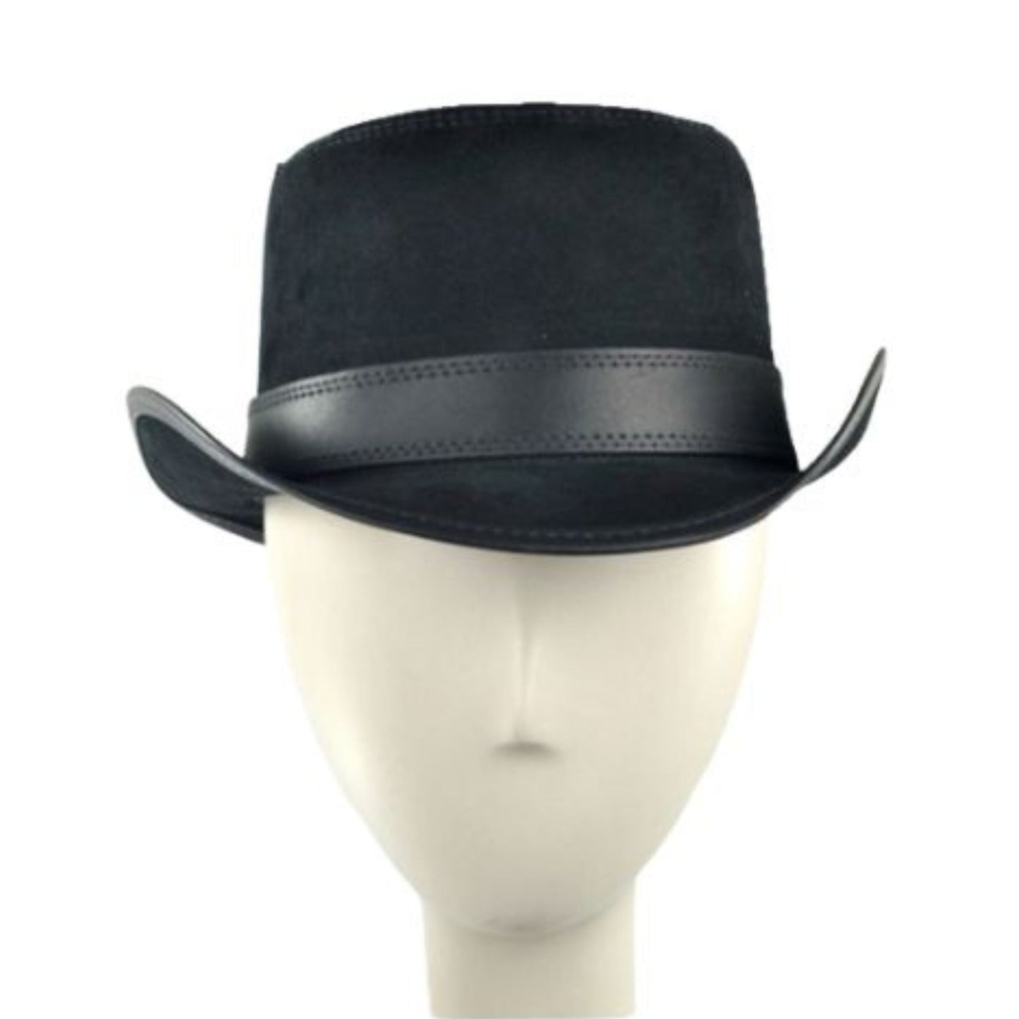 Mens Gothic Top Hat side view