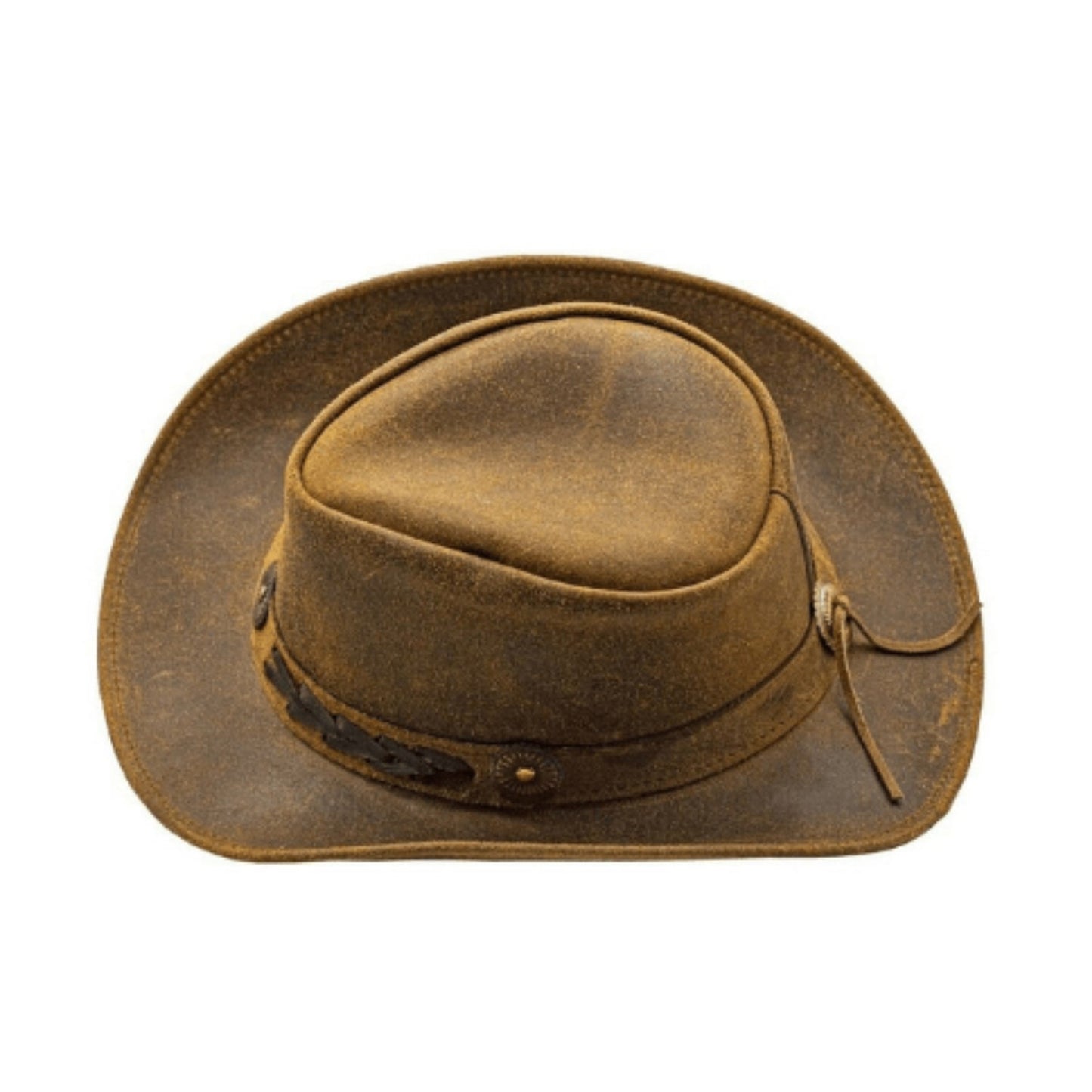 Men’s Brown Cowboy Hat side view