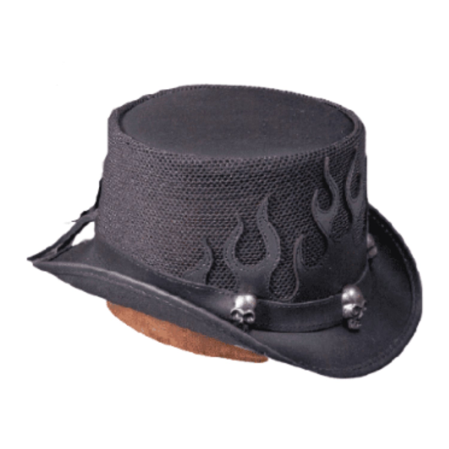 Flames Mesh Top Hat side view