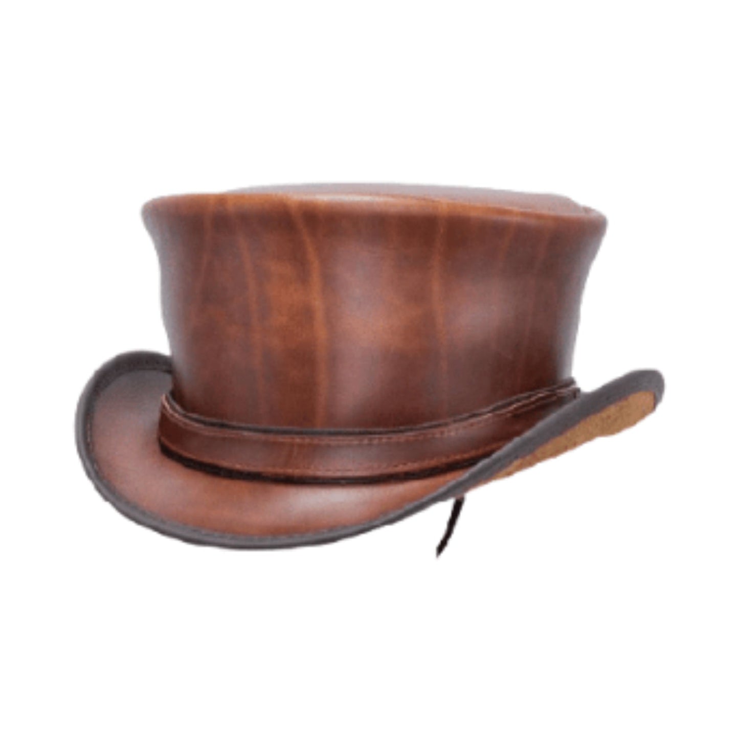 El Dorado Leather Top Hat front view