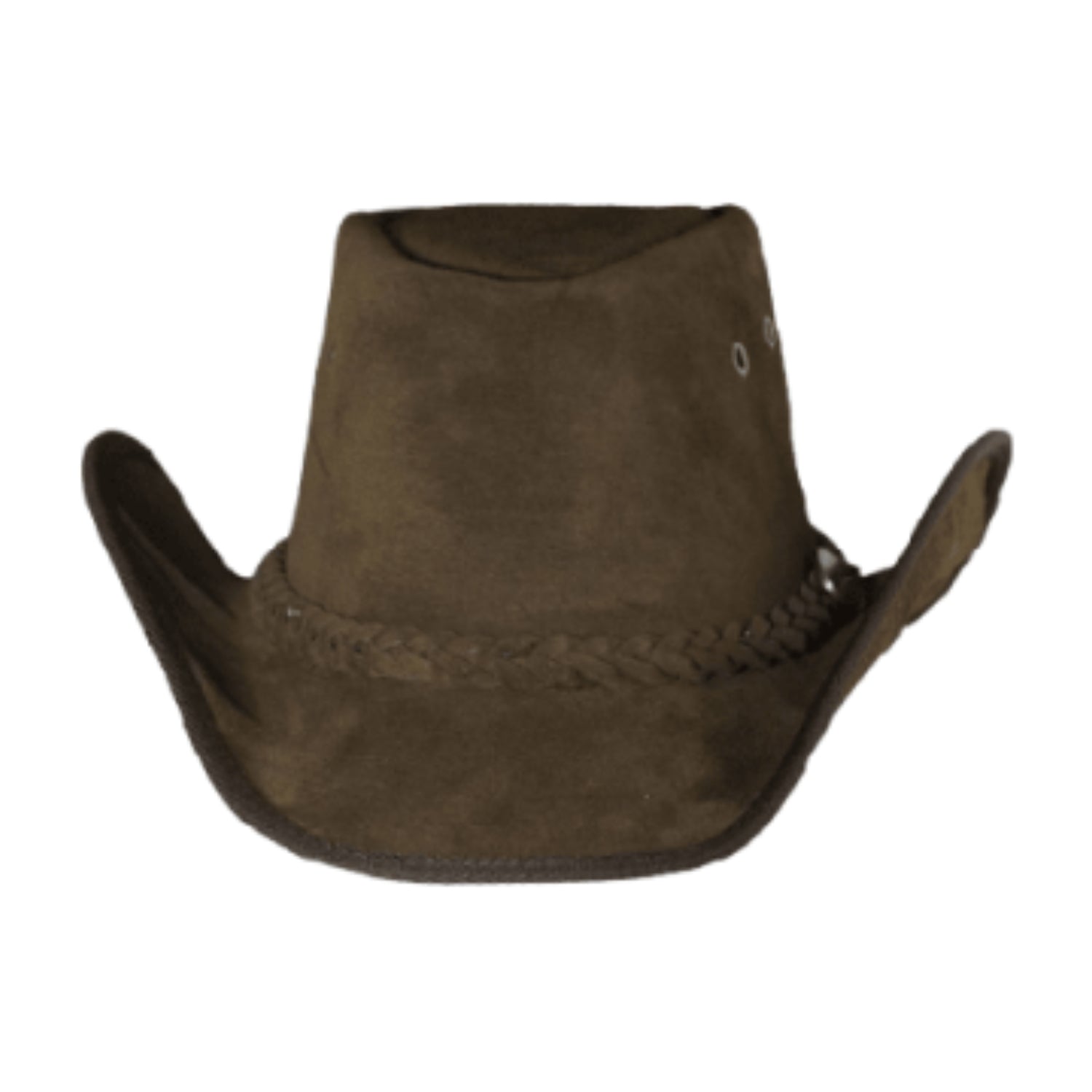 Australian Leather Hat side view