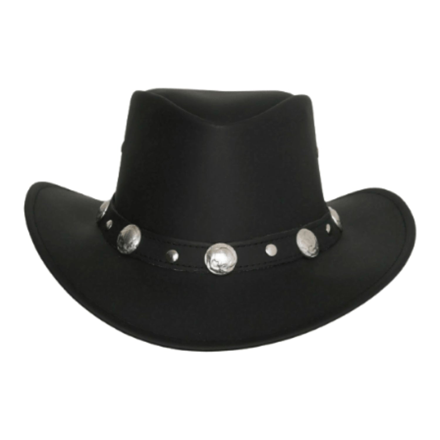 Black Buffalo Cowboy Hat front view