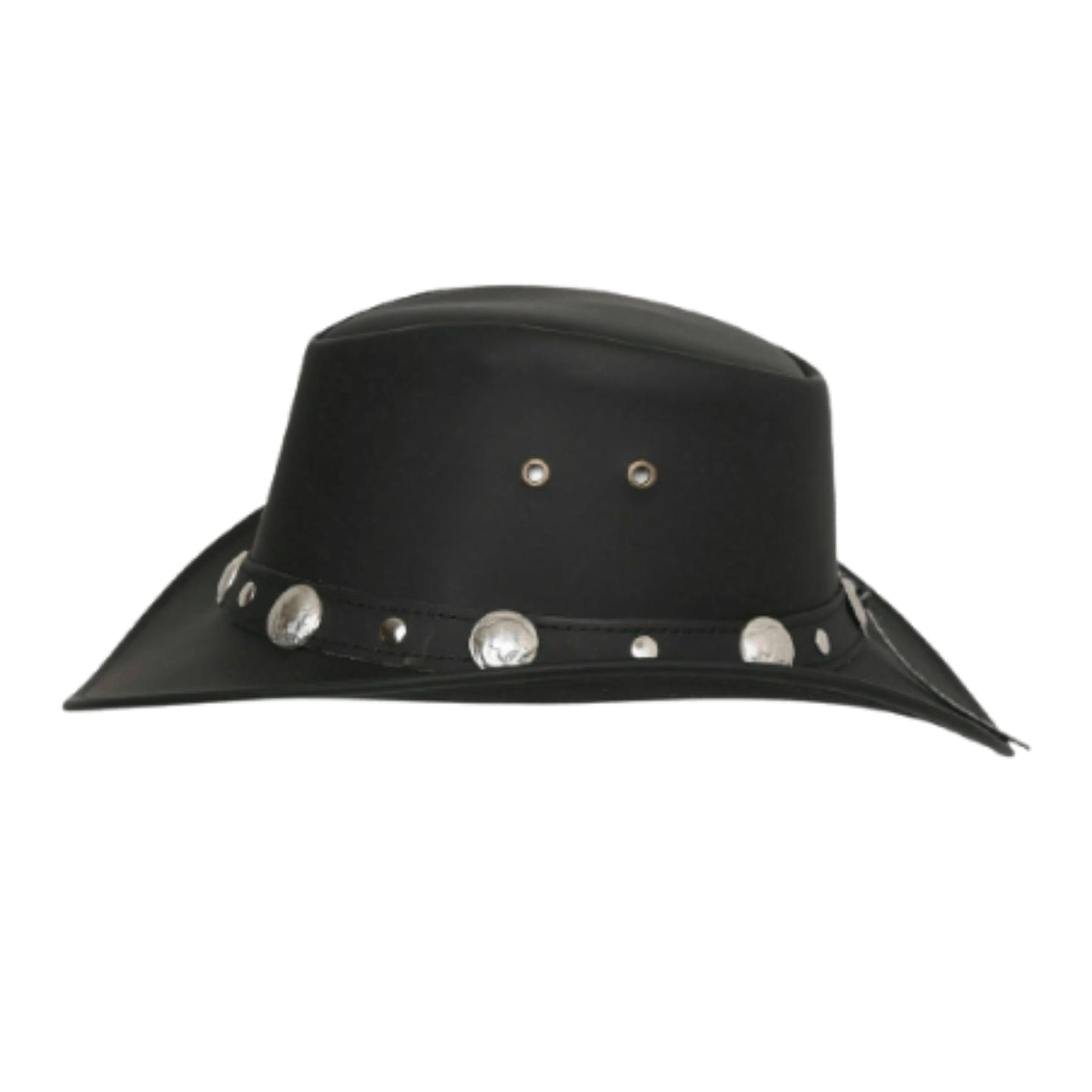 Black Buffalo Cowboy Hat side view