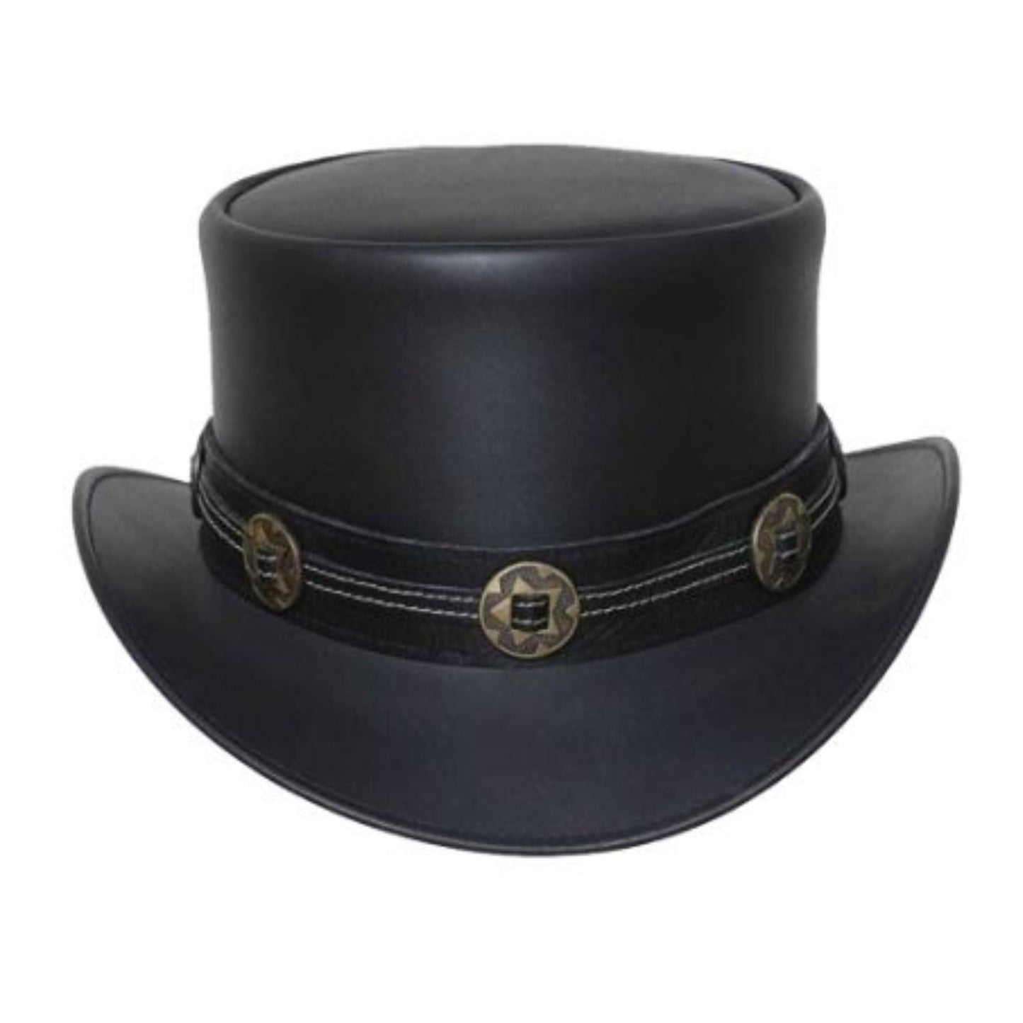 Black Stylish Top Hat front view