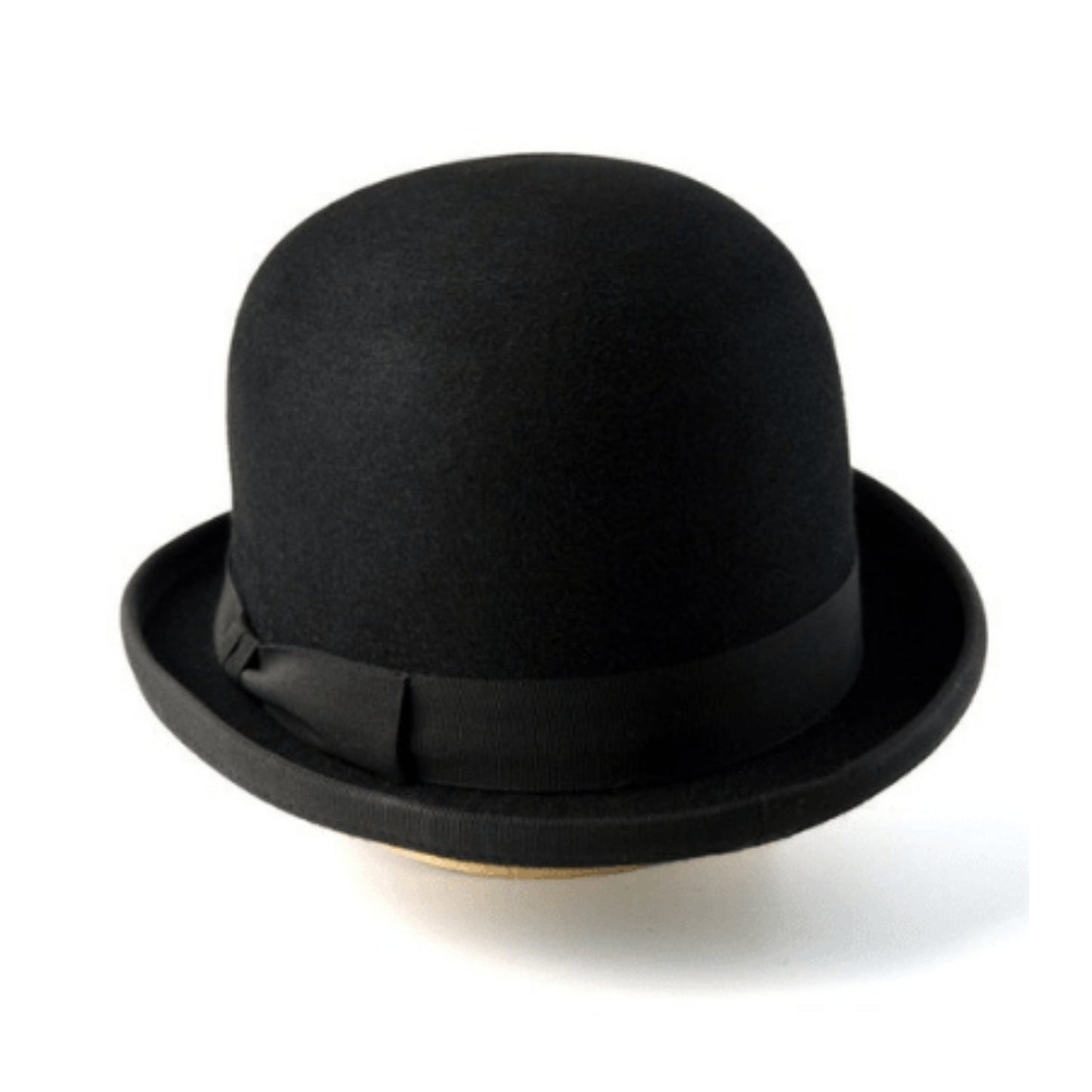 Bowler Hat The COKE Black Fur Felt Bowler Hat For Men Mens Formal Hats front view