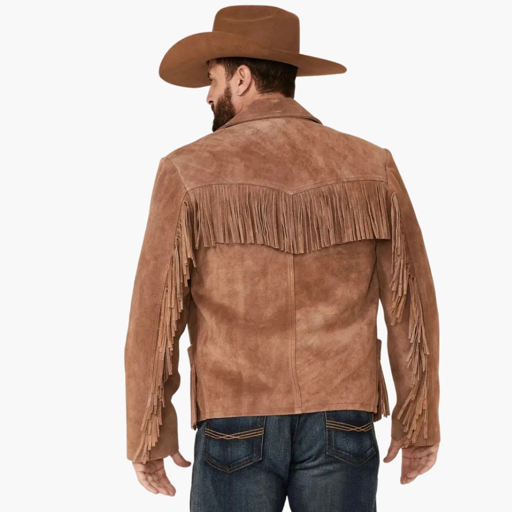 Giant Fringe Suede Leather Jacket