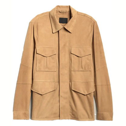 Mens Suede Leather Jacket