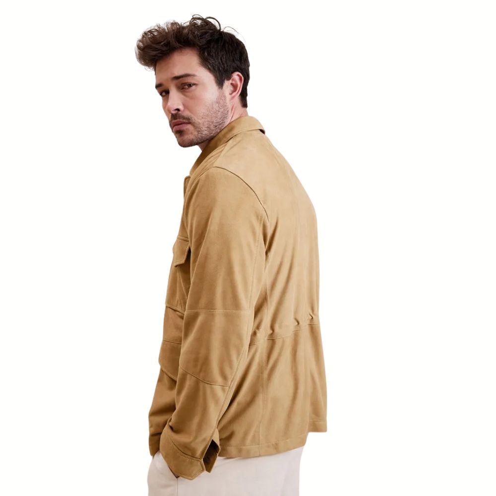 Mens Suede Leather Jacket