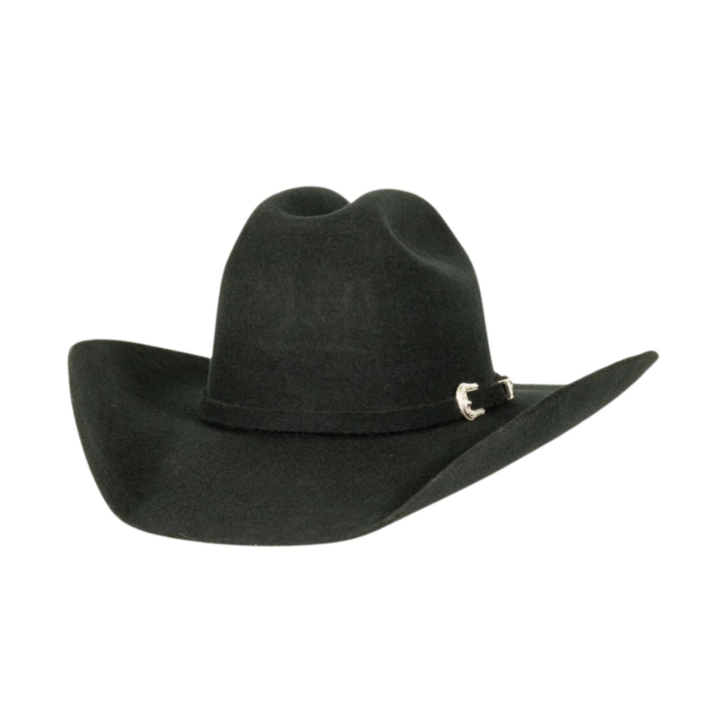 Traveller Hat Big Australian Black Felt - Statesman close-up detail